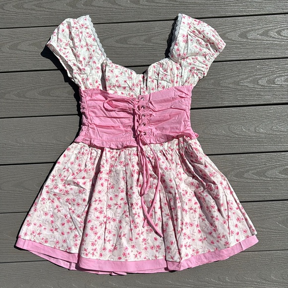Briellyn Mini Dress - Pink Floral - Picture 6 of 15